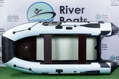 Надувная лодка ПВХ RiverBoats RB-370 Киль + алюминиевый пол под мотор